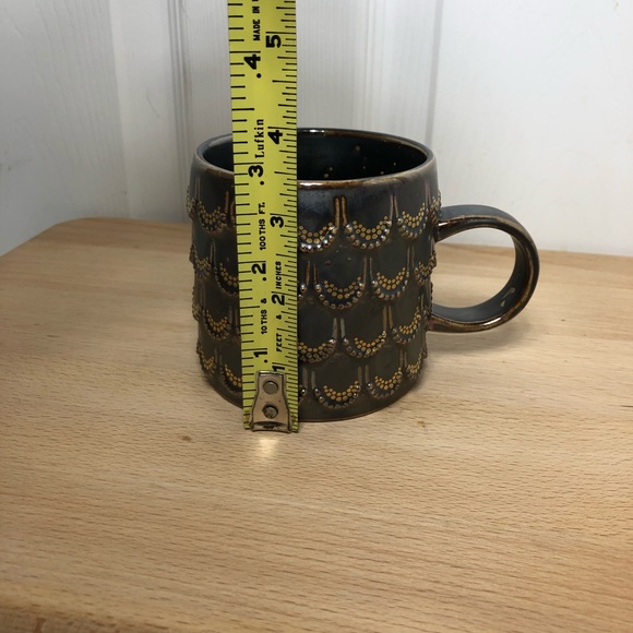 Starbucks 2015 Anniversary Pottery look Mermaid siren scale coffee Tea mug 10 Oz - Picture 12 of 13